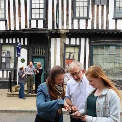 People outside Ancient House